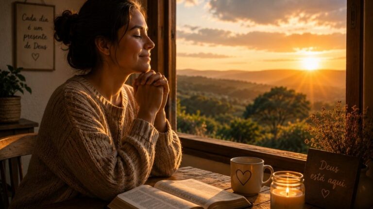 Oración de gratitud por la presencia de Dios cada día