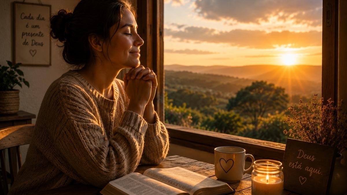 Oración de gratitud por la presencia de Dios cada día