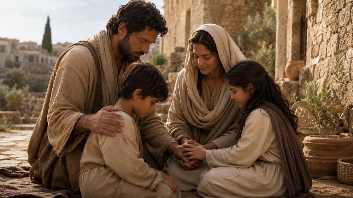Oración por la familia con cuidado y amor fraternal