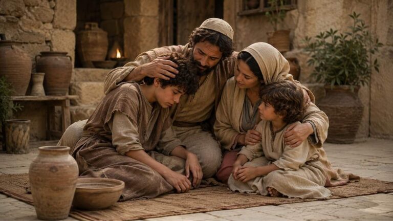 Oración por la familia con paciencia y apoyo en los momentos difíciles