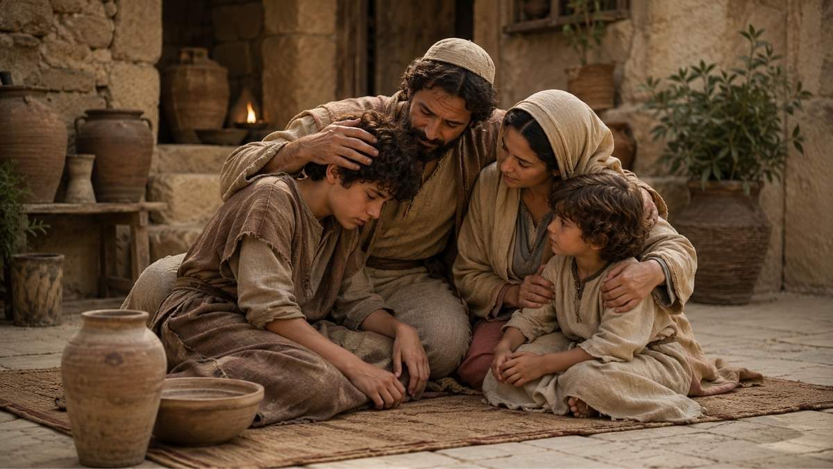 Oración por la familia con paciencia y apoyo en los momentos difíciles